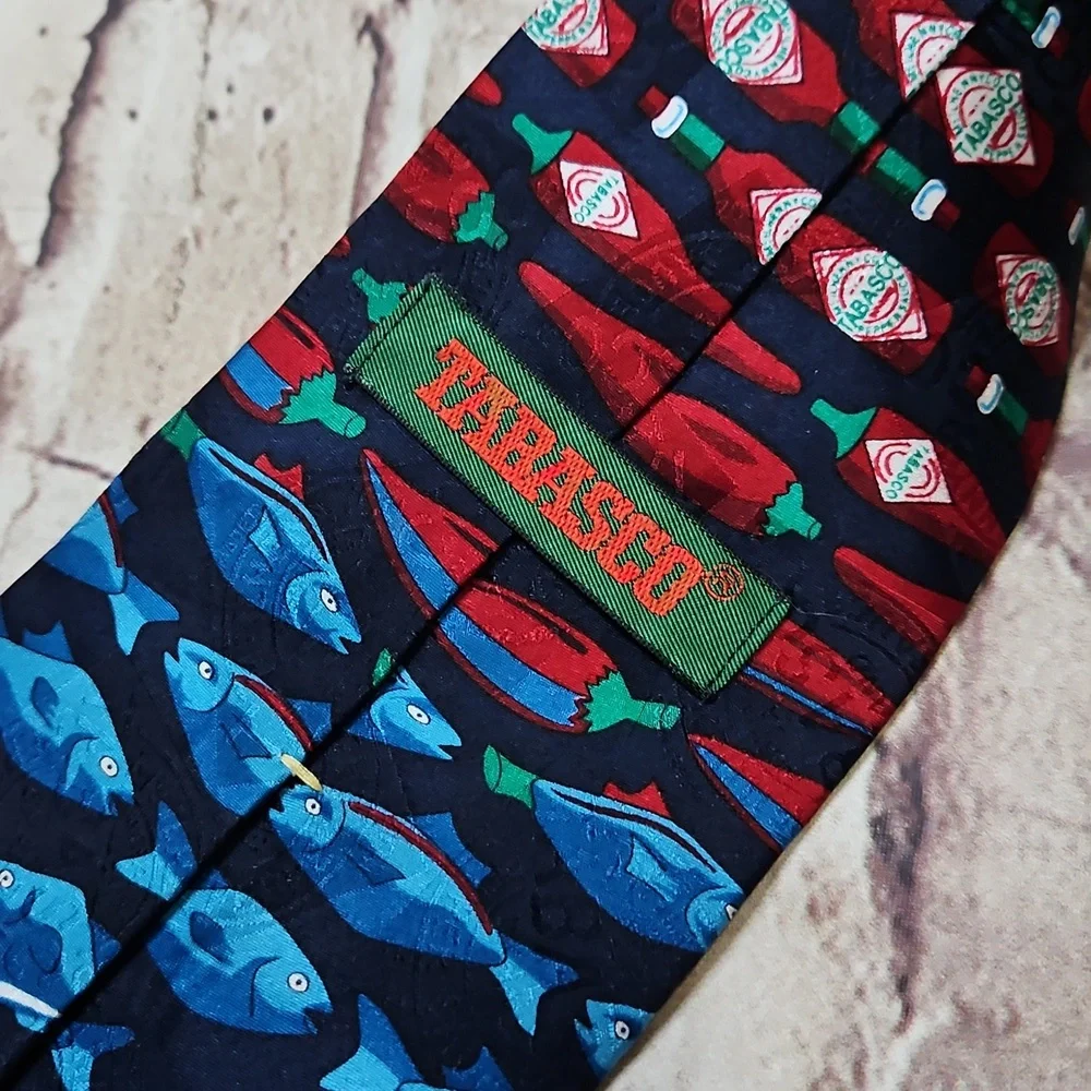 Tabasco Fish Neck Tie‎ Necktie 4